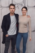 NEW YORK, NY - MARCH 14: Actors Theo James and Shailene Woodley attend a discussion of the film " Allegiant" during AOL BUILD Speaker series at AOL Studios In New York on March 14, 2016 in New York City. (Photo by Gary Gershoff/WireImage)