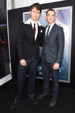 NEW YORK, NEW YORK - MARCH 14: Actors Ansel Elgort (L) and Miles Teller attend the New York premiere of "Allegiant" at the AMC Lincoln Square Theater on March 14, 2016 in New York City. (Photo by Jamie McCarthy/Getty Images)